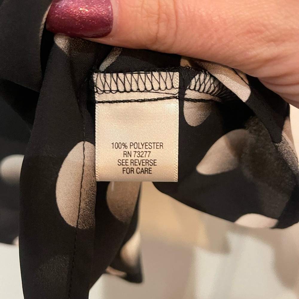 ⭐️Apt. 9 Black and White Polka Dot Camisole - Picture 3 of 4